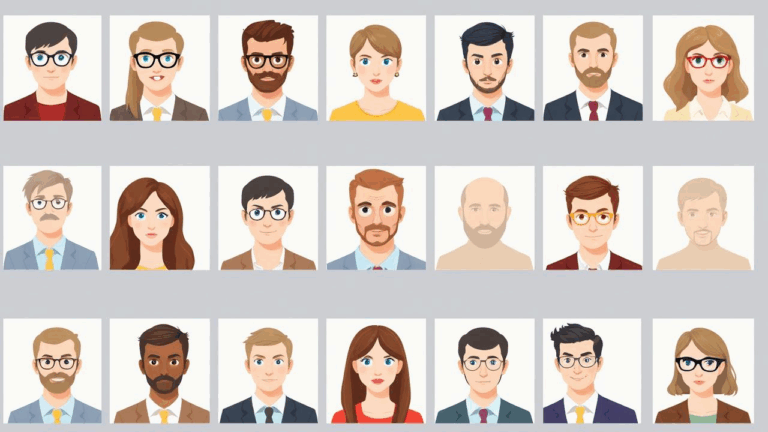 Representing a variety of individuals or target audience profiles.